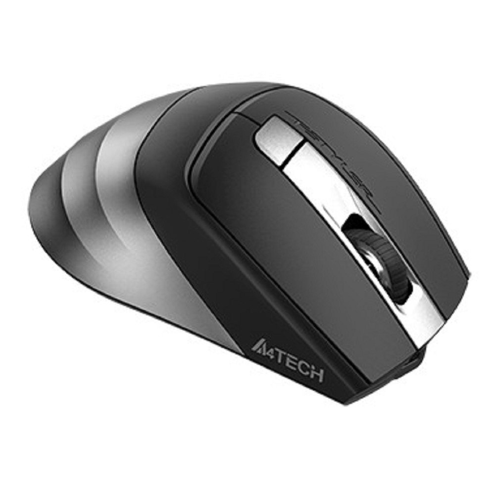 Мышь A4Tech Fstyler FB35C серый/черный оптическая (2400dpi) беспроводная BT/Radio USB (6but) (1583838), FB35C  SMOKY GREY