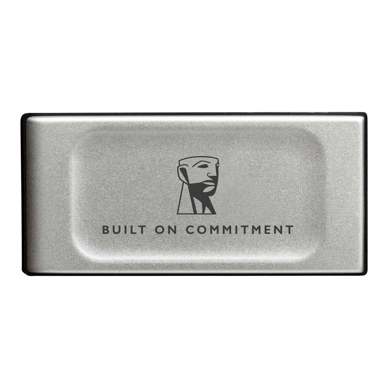 Твердотельный накопитель/ Kingston External SSD XS2000 BOC, 500GB, Type-C, USB 3.2 Gen 2x2, R/W 2000/2000MB/s, IP55, 70x33x14mm, Silver (60 мес), SXS2000/500GA