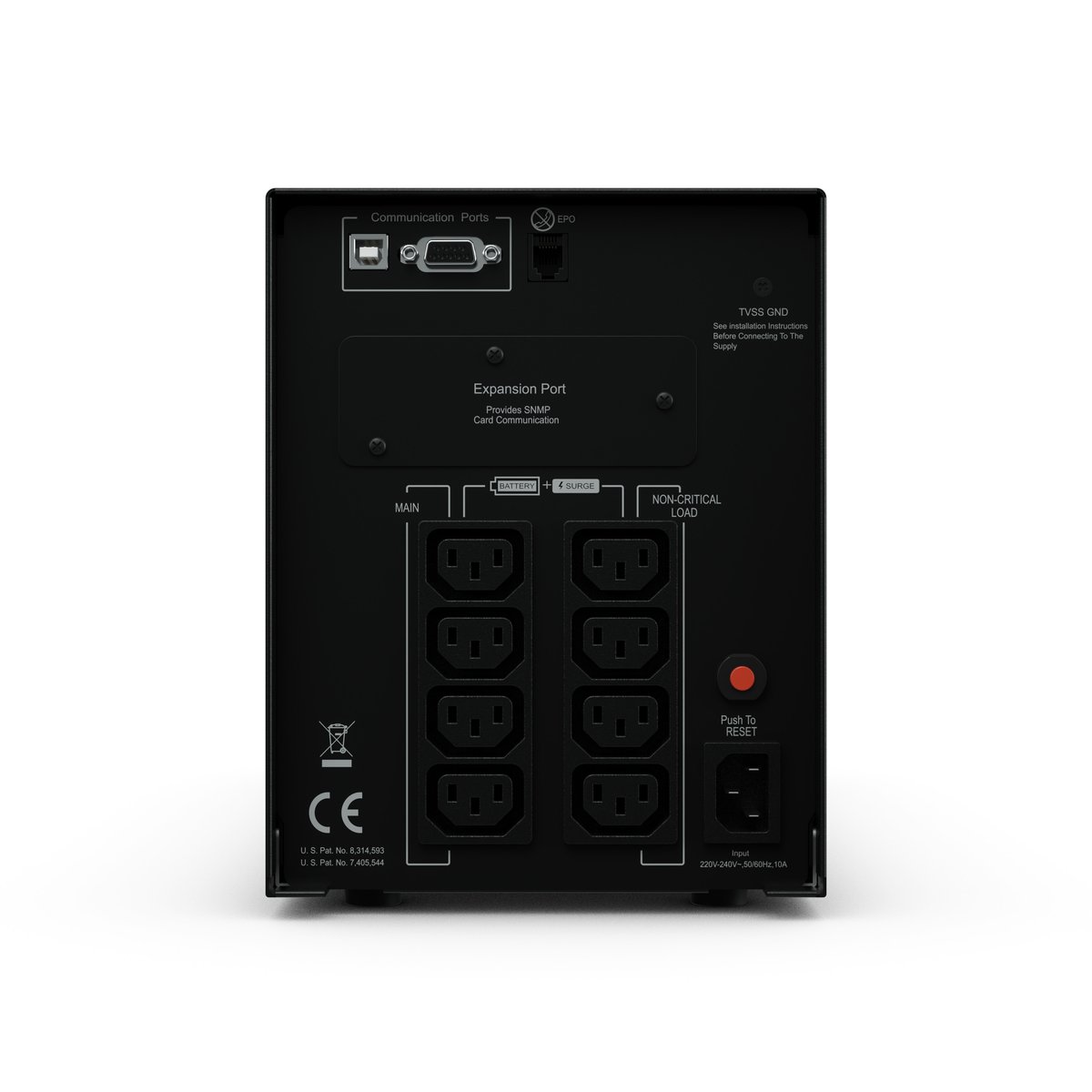 ИБП CyberPower PR1500ELCD, Line-Interactive, 1500VA/1350W, 8 IEC-320 С13 розеток, USB&Serial, SNMPslot, LCD дисплей, Black, 0.5х0.3х0.35м., 28.3кг./ UPS Line-Interactive CyberPower PR1500ELCD 1500VA/1350W USB/RS-232/EPO/SNMPslot (8 IEC С13)