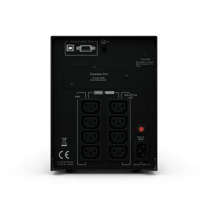 ИБП CyberPower PR1500ELCD, Line-Interactive, 1500VA/1350W, 8 IEC-320 С13 розеток, USB&Serial, SNMPslot, LCD дисплей, Black, 0.5х0.3х0.35м., 28.3кг./ UPS Line-Interactive CyberPower PR1500ELCD 1500VA/1350W USB/RS-232/EPO/SNMPslot (8 IEC С13)