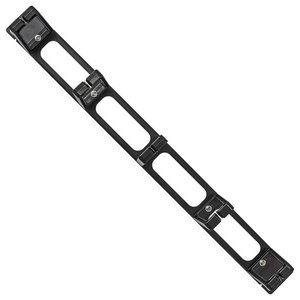 Exegate EX292870RUS Exegate EX292870RUS Кабельный органайзер ExeGate CM19-1U-5R (горизонтальный 19" 1U, 4 окна в основании металлического профиля, 5 пластиковых колец, глубина 45mm, цвет черный, RTL)