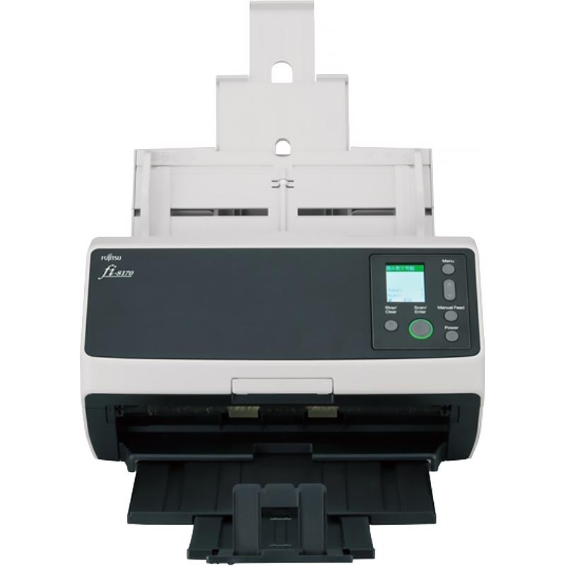 Ricoh(PFU) fi-8170 Документ сканер А4, двухсторонний, 70 стр/мин, автопод. 100 листов, USB 3.2, Gigabit Ethernet/ Ricoh(PFU) fi-8170, Document scanner, A4, duplex, 70 ppm, ADF 100, USB 3.2, Gigabit Ethernet, PA03810-B051