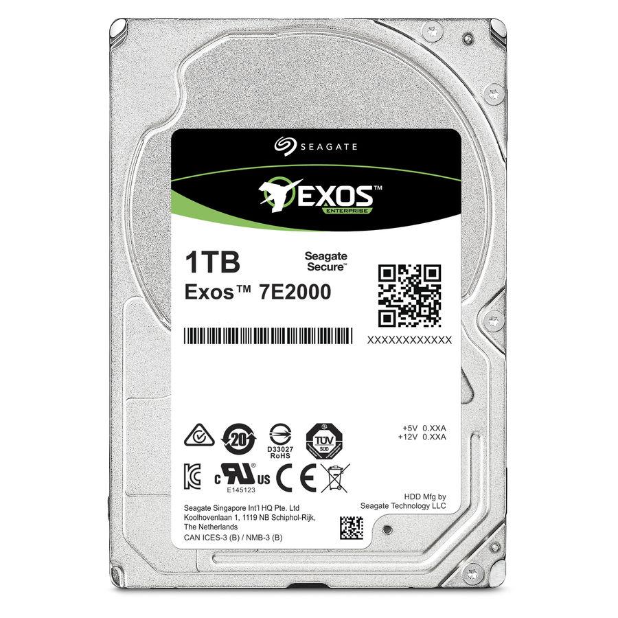 Жесткий диск/ HDD Seagate SAS 1Tb 2.5'' Exos 7E2000 7200 128Mb (Inspur  DC19+, clean pulled) 1 year warranty (replacement ST1000NM001A, ST900MM0006, ST900MM0168), ST1000NX0333