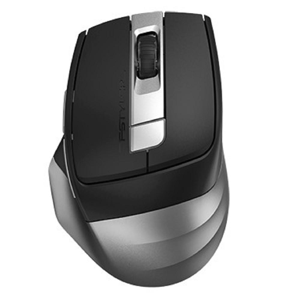 Мышь A4Tech Fstyler FB35C серый/черный оптическая (2400dpi) беспроводная BT/Radio USB (6but) (1583838), FB35C  SMOKY GREY
