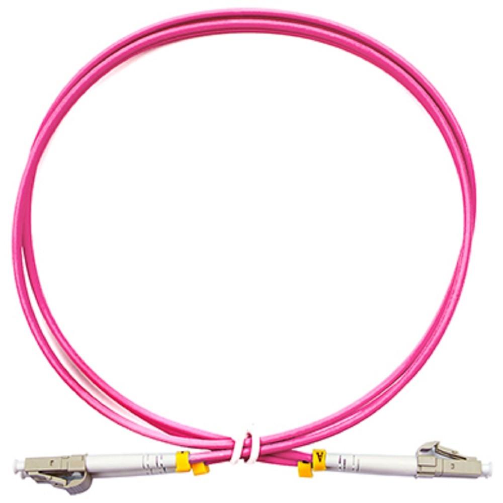CABEUS FOP-50-OM4-LC-LC-1M ШНУР ОПТИЧЕСКИЙ DUPLEX LC-LC 50/125 MM OM4 1М LSZH, FOP-50-OM4-LC-LC-1m