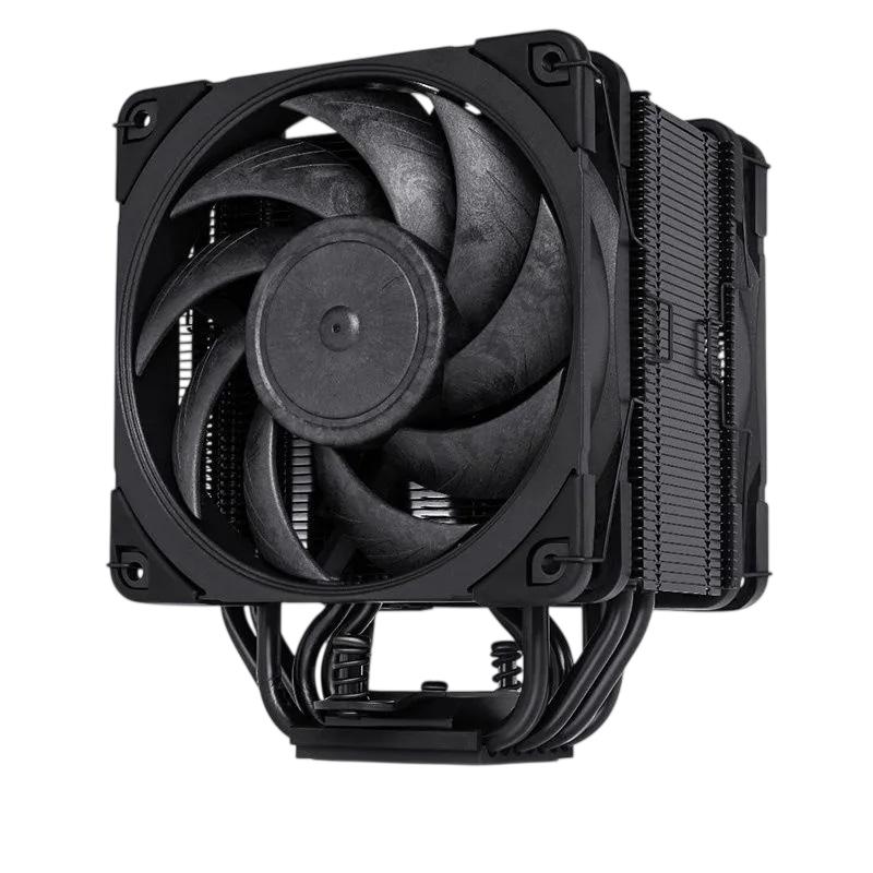 Кулер для процессора/ CPU Cooler Noctua NH-U12A chromax.black (169W, 4-pin PWM, 158mm, Al/Cu, 7x6mm, 2x120x120x25mm, 60CFM, 22.6dBA, 2000RPM, S: 1851/1700/1200/115X, AM5/AM4, Black)