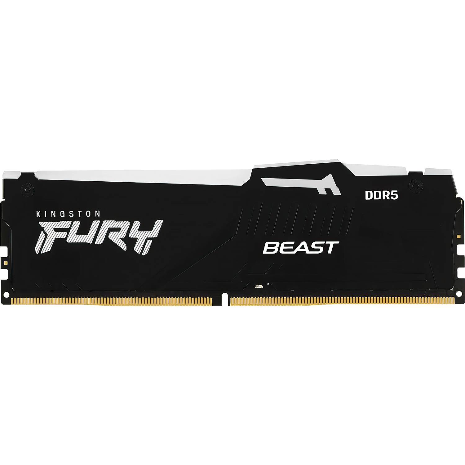 Память оперативная/ Kingston 8GB 5600MT/s DDR5 CL36 DIMM FURY Beast RGB EXPO, KF556C36BBEA-8
