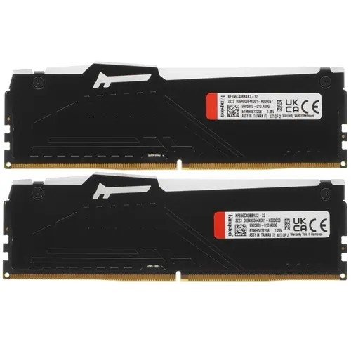 Kingston DDR5 UDIMM 32GB Kit (2x16Gb) 5600 MT/s CL40 KF556C40BBAK2-32