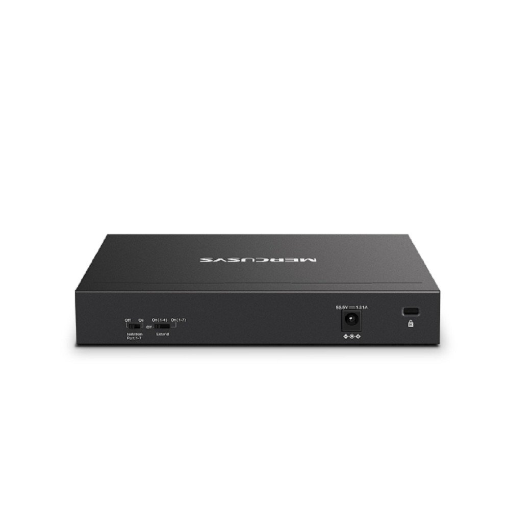 Mercusys MS108GP Настольный коммутатор с 8 гигабитными портами (7 портов PoE+)