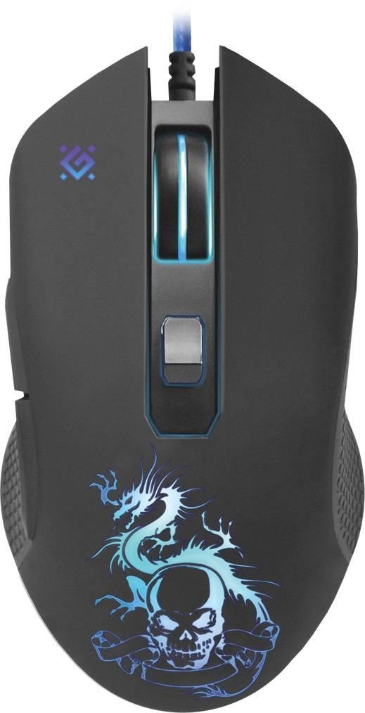 Defender Игровая мышь проводная Sky Dragon GM-090L WO оптика,6кнопок,800-3200dpi., 52090