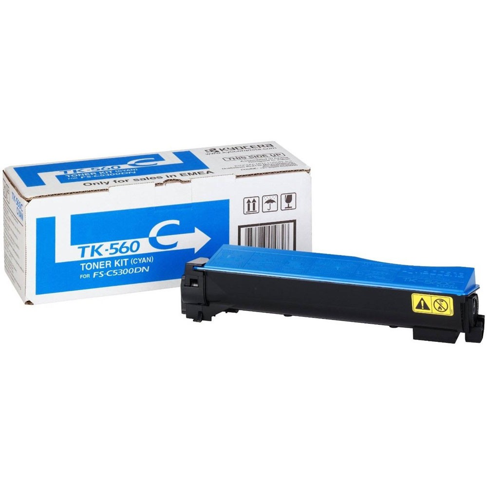 Тонер-картридж TK-560C 10 000 стр. Cyan для FS-C5300DN/C5350DN, 1T02HNCEU0