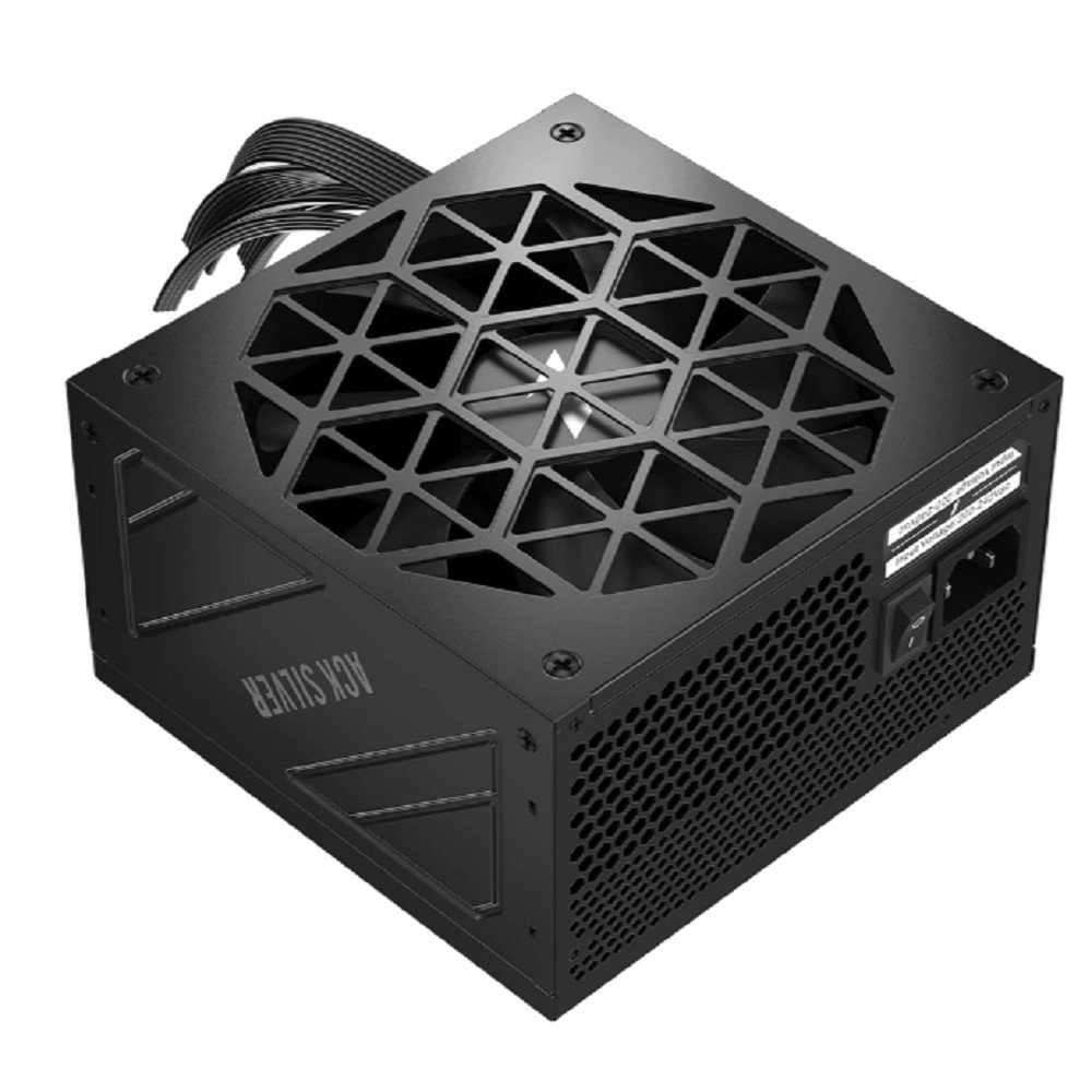 1STPLAYER ACK SILVER 750W Black / ATX 3.1, APFC, 80 PLUS Silver, Double Forward, DC-DC, full Teapo caps, 140mm fan, non-modular / HA-750BA7-BK