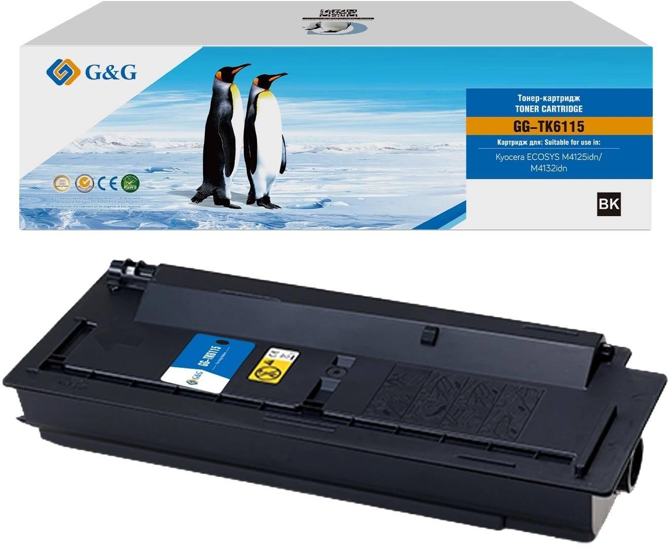 Картридж G&G, аналог Kyocera TK-6115 15k с чипом, GG-TK6115