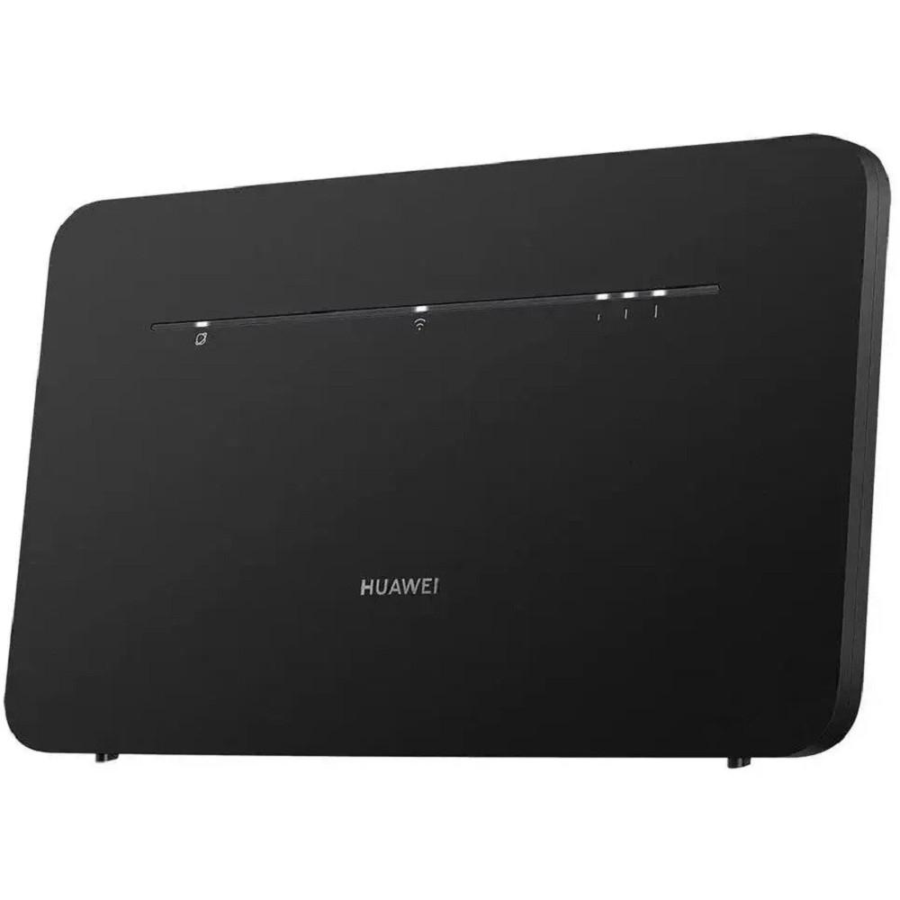 HUAWEI 51060HVA B535-232a Маршрутизатор  4G CPE 3  Wi-Fi 5 AC1300, LTE CAT7 300 Мбит/с, 4FF Nano-SIM card slot, 1* LAN/WAN port GE, 3* LAN ports GE, BLACK