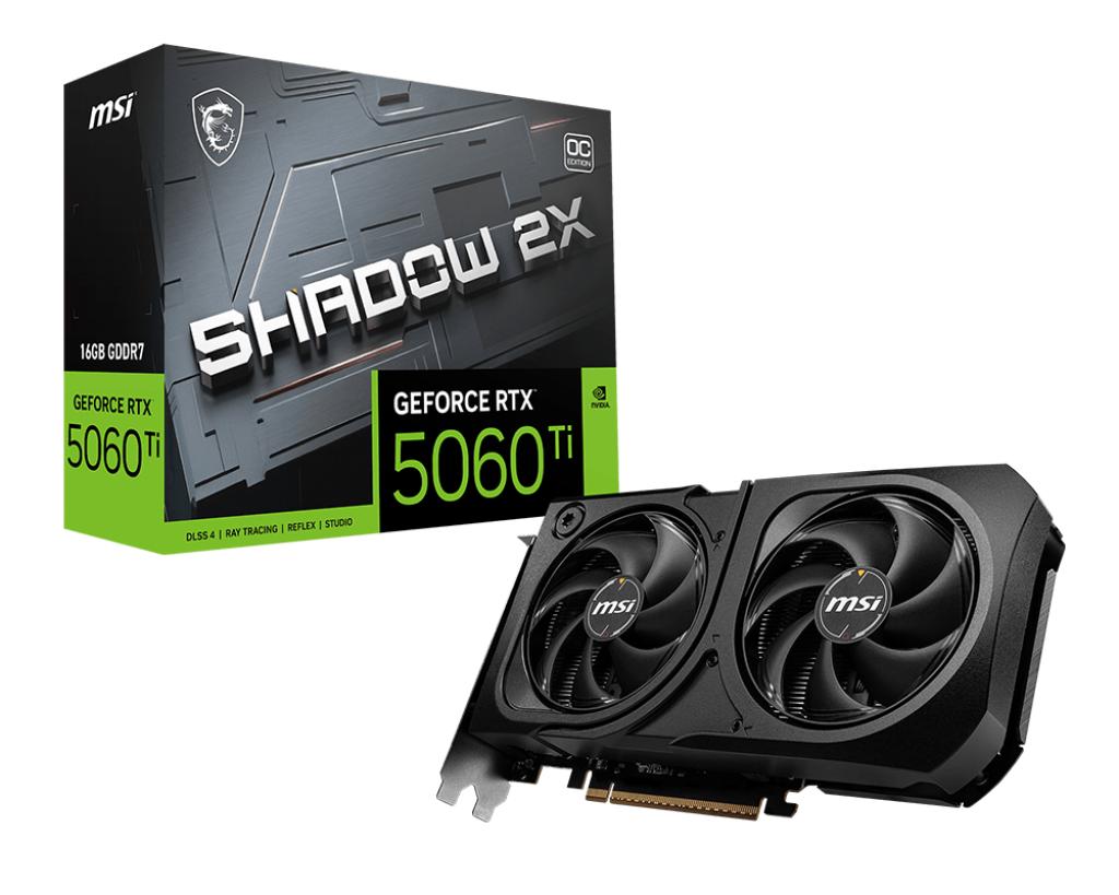 Видеокарта/ GeForce RTX 5060 Ti 16G SHADOW 2X OC PLUS