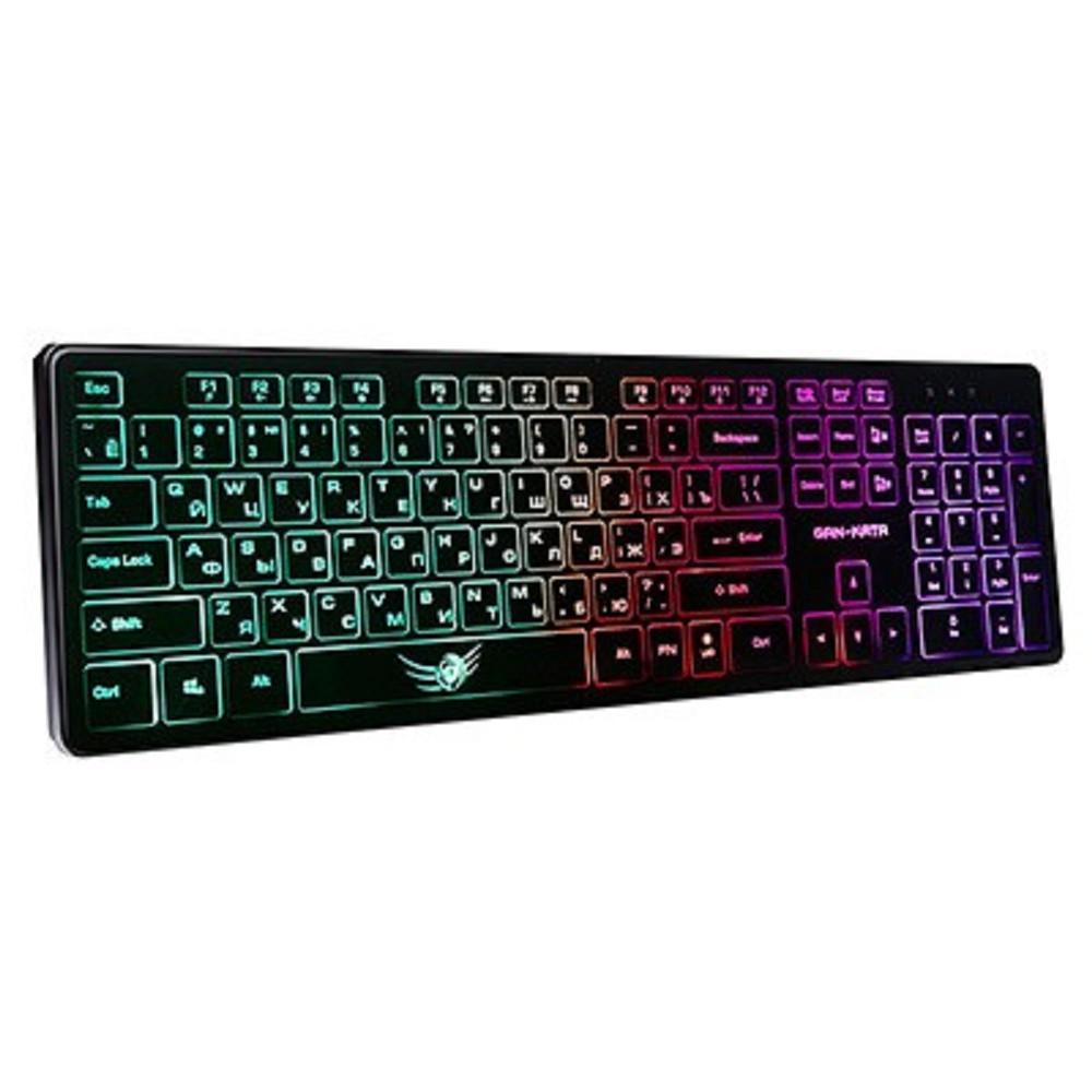 Dialog Gan-Kata Клавиатура KGK-17U BLACK - игровая с RGB-подсветкой, USB, черная  