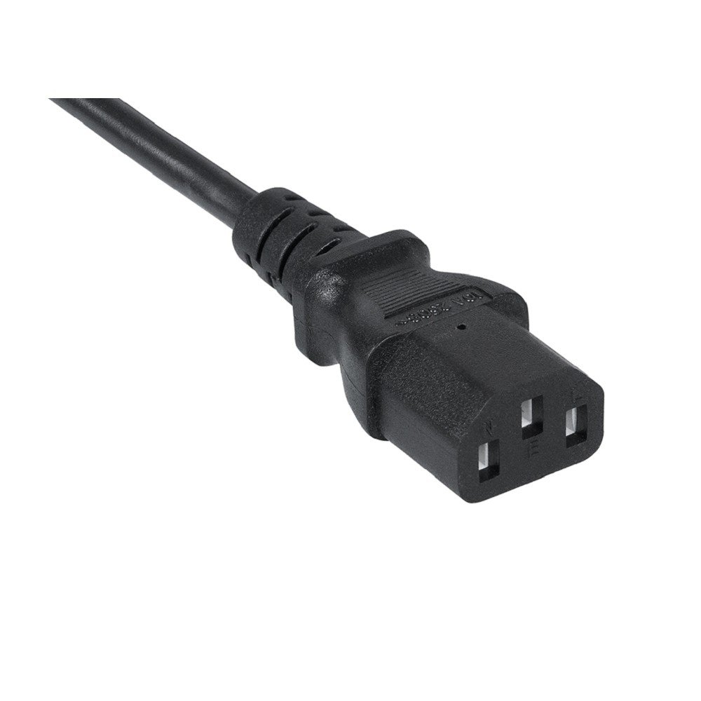 Cabeus PC-189-VDE-1.0-3M Кабель питания монитор-компьютер IEC 320 C13 - IEC 320 C14 (3x1.0), 3 м