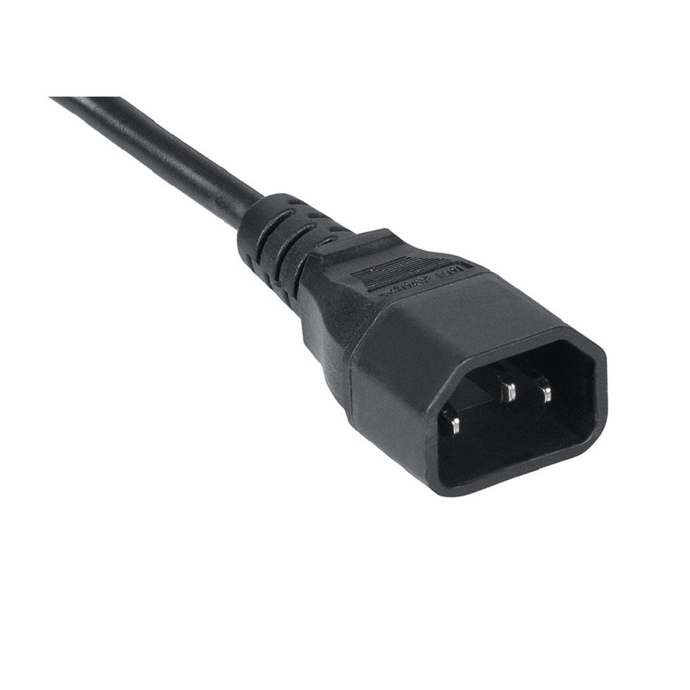 Cabeus PC-189-VDE-1.0-3M Кабель питания монитор-компьютер IEC 320 C13 - IEC 320 C14 (3x1.0), 3 м