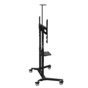 ONKRON мобильная стойка для ТВ 55"-90", макс 75кг, чёрная TS1871