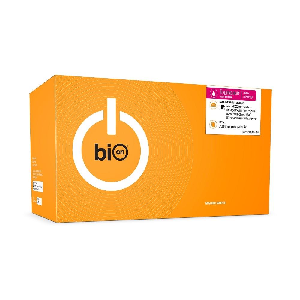 Bion BCR-CC533A Картридж для HP {LaserJet CM2320/CP2025} (2800 стр.),Пурпурный, с чипом