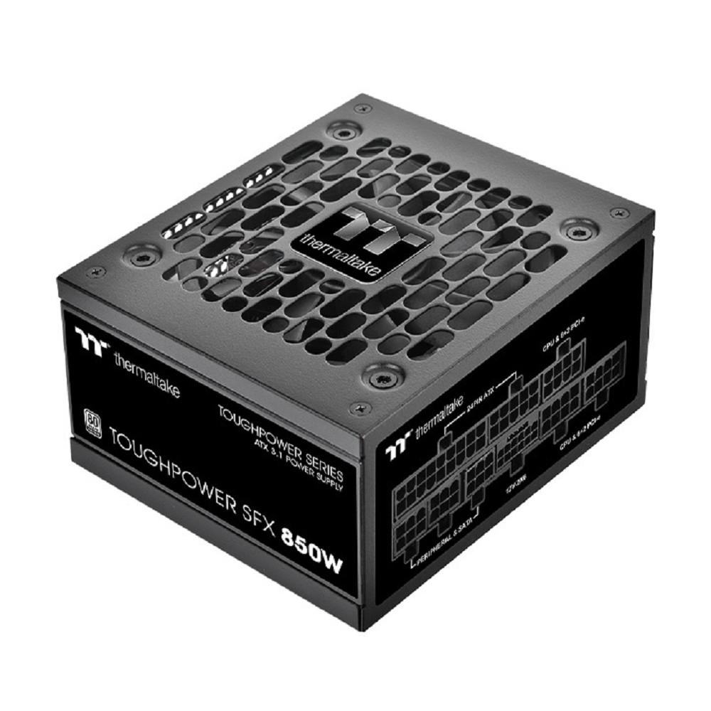 Блок питания ПК Thermaltake Toughpower SFX 850 /0850W/Fully Modular/Non Light/Full Range/Analog/80 Plus Platinum/EU/100% JP CAP/All Flat Cables/Gen 5, PS-STP-0850FNFAPE-1