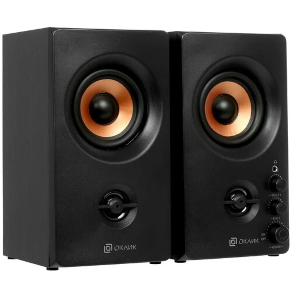 Oklick Колонки Оклик OK-164 2.0 черный 30Вт, 1144741