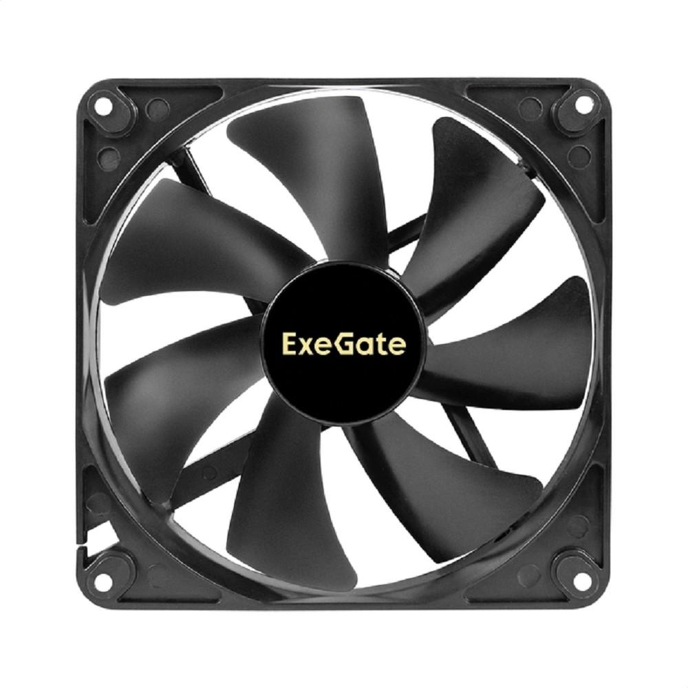 Exegate EX297100RUS Вентилятор 12В DC ExeGate ExtraPower EP14025B3P (140x140x25 мм, 2-Ball (двойной шарикоподшипник), 3pin, 1600RPM, 31dBA)
