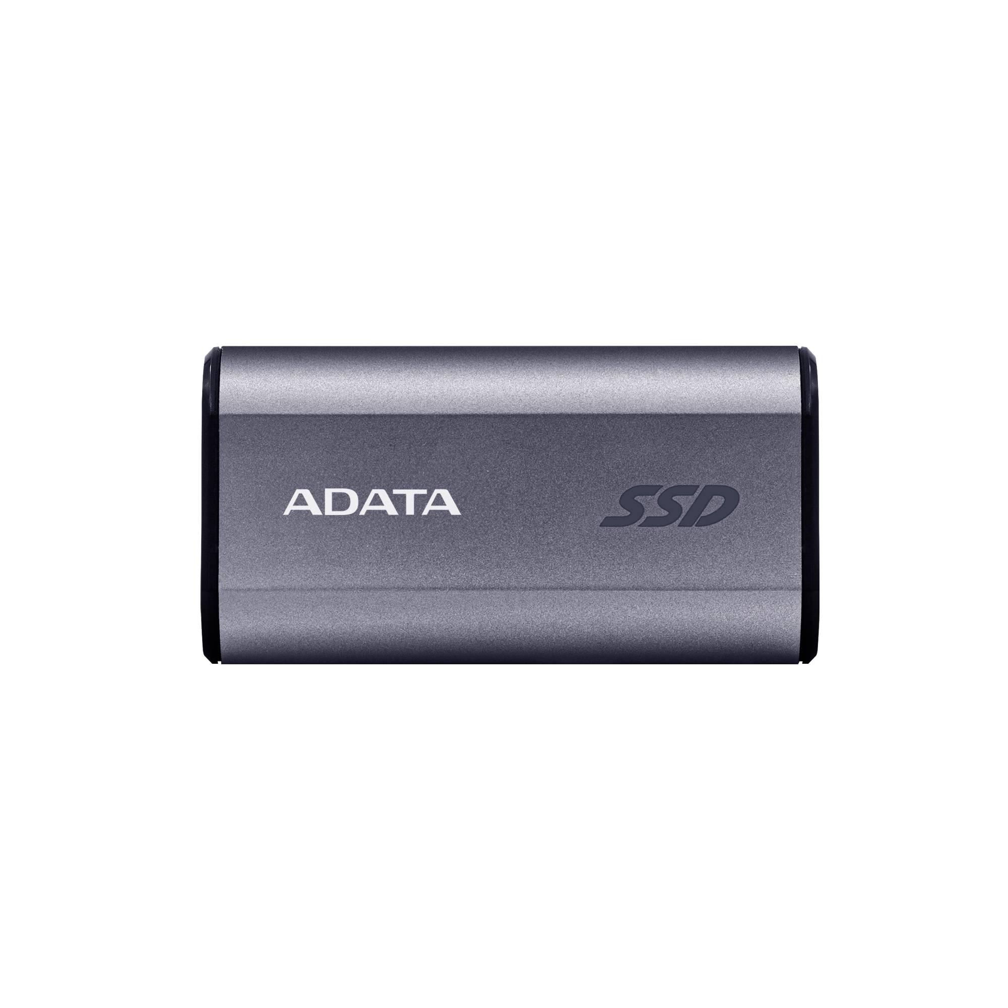 Твердотельный диск 1TB A-DATA SC750, External, USB 3.2 Gen 2 Type-C, [R/W -1050/1000 MB/s] серый, SC750-1000G-CCBK