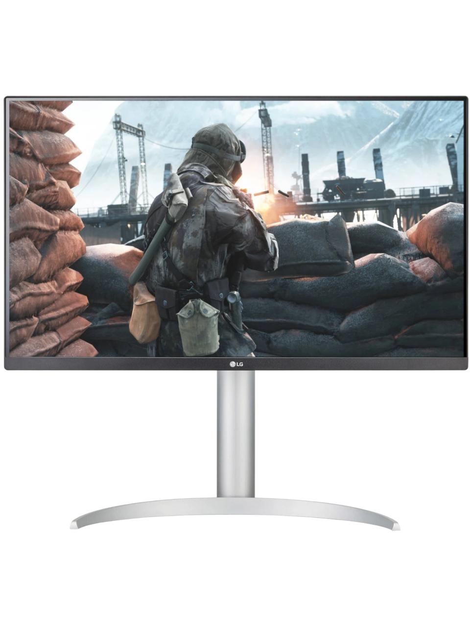 Монитор 27'' LG 27UP650K-W/ LG 27UP650K-W 27" IPS monitor, 3840x2160, 400cd/m2, 16:9, 5мс (GtG), HDMIx2, DP, Headphone Out, 60Hz, 178/178, внешний БП, VESA 100x100, HAS 110mm, white/silver/black