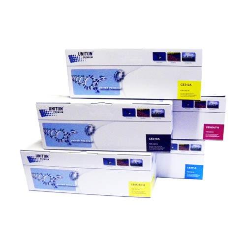 Картридж для HP Color LJ M176 / CP1025 CF350A/CE310A/Canon 729Bk черный (1,3K) UNITON Premium