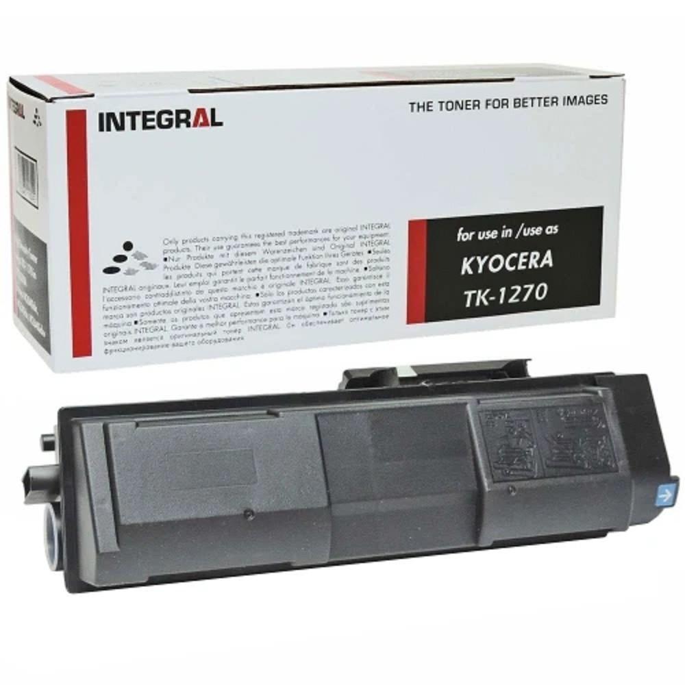 Тонер-картридж Integral TK-1270 с чипом для Kyocera, 12100226