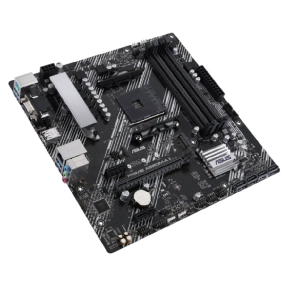 ASUS PRIME A520M-A II/CSM (Socket AM5, mATX, 4xDDR4(128GB), VGA/DP/HDMI, 1xPCIe 3.0x16/2xPCIe 3.0x1, 4xSATA 6Gb/s, 1*M Key,  1xLAN,  4, 4xUSB 3.0, 2xUSB 2.0)