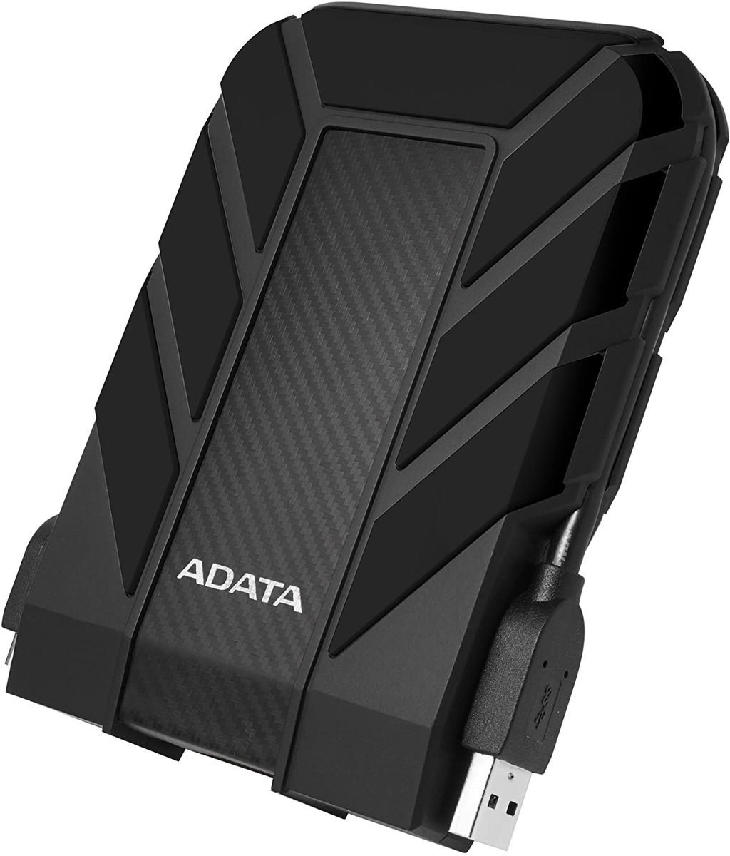 Внешний жесткий диск/ Portable HDD 2TB ADATA HD710 Pro (Black), IP68, USB 3.2 Gen1, 133x99x27mm, 390g /3 года/, AHD710P-2TU31-CBK