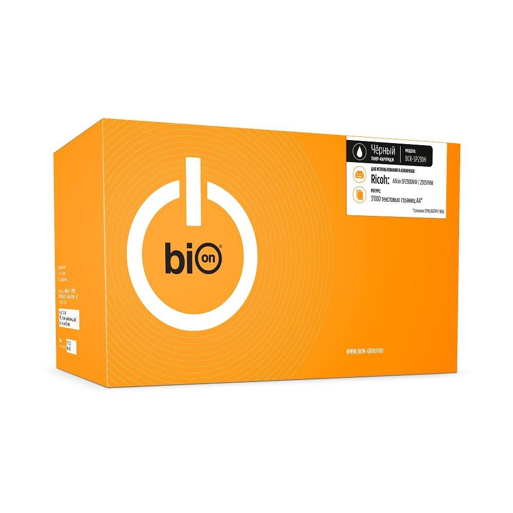 Bion BCR-SP230H Картридж для Ricoh {Aficio SP230DNW/230SFNW} (3000  стр.), Черный, с чипом