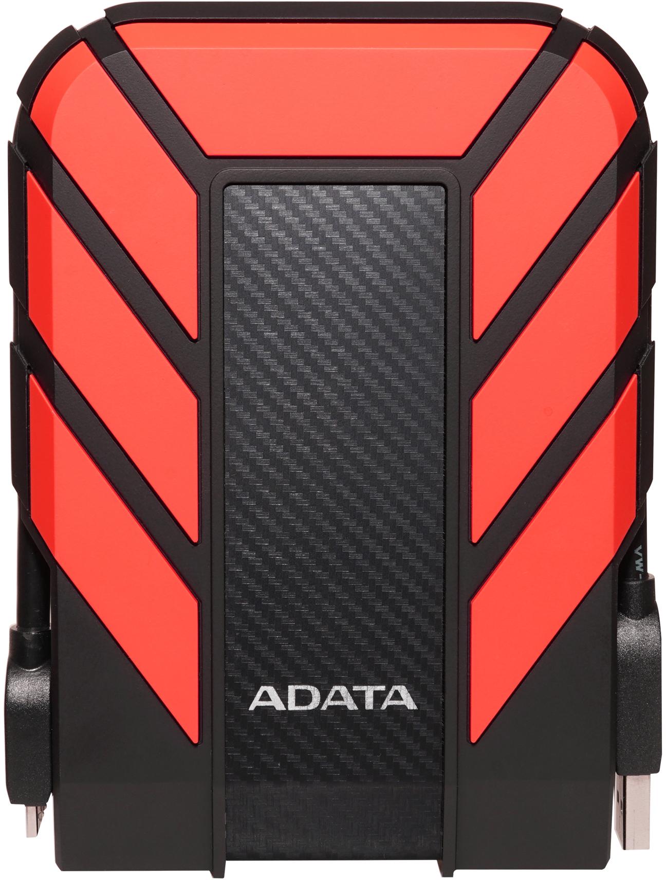 Внешний накопитель External HDD ADATA 1TB USB 3.2 Gen 1 COLOR BOX red, AHD710P-1TU31-CRD