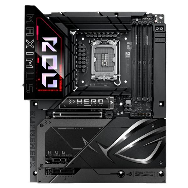 Материнская плата ASUS ROG MAXIMUS Z890 HERO BTF, LGA1851, Z890, 4*DDR5, 4*SATA, 6*M.2, 8*USB 3.2, Type-C, 2*PCIx16, 1*PCIx1,  2*Thunderbolt™ 4, HDM, ATX; 90MB1KG0-M0EAY0