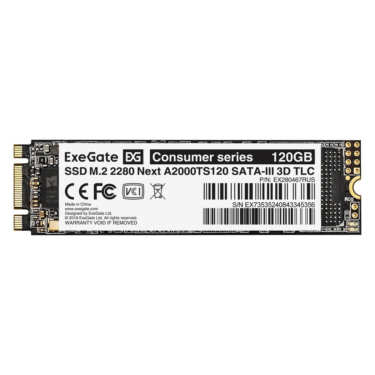 ExeGate SSD M.2 120GB Next Series EX280467RUS