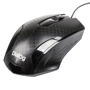 Мышь Dialog Pointer MOP-07U Black USB, оптическая, 3 кнопки + ролик