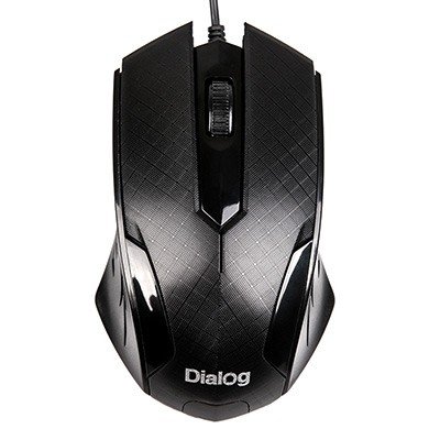 Мышь Dialog Pointer MOP-07U Black USB, оптическая, 3 кнопки + ролик
