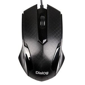 Мышь Dialog Pointer MOP-07U Black USB, оптическая, 3 кнопки + ролик