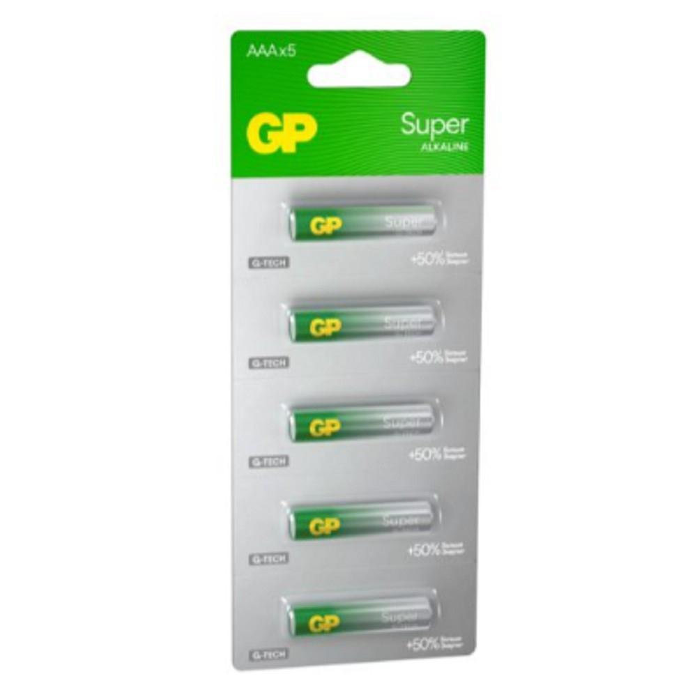 GP 24AA21-2CRSC5 60/600 Super Alkaline G-Tech (5 шт. в уп-ке), 4891199229268