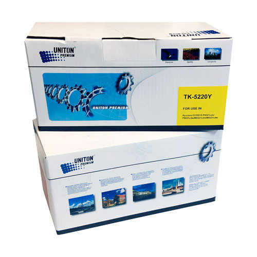 Тонер-картридж для (TK-5220 Y) KYOCERA ECOSYS P5021/M5521 (1,2K) желтый UNITON Premium GREEN LINE (Eco Protected)
