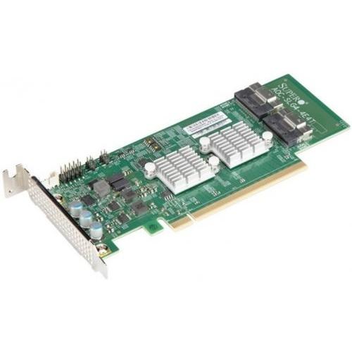 контроллер Supermicro AOC-SLG4-4E4T 4-Port Retimer, x16 PCIe Gen 4,RoHS, AOC-SLG4-4E4T-O