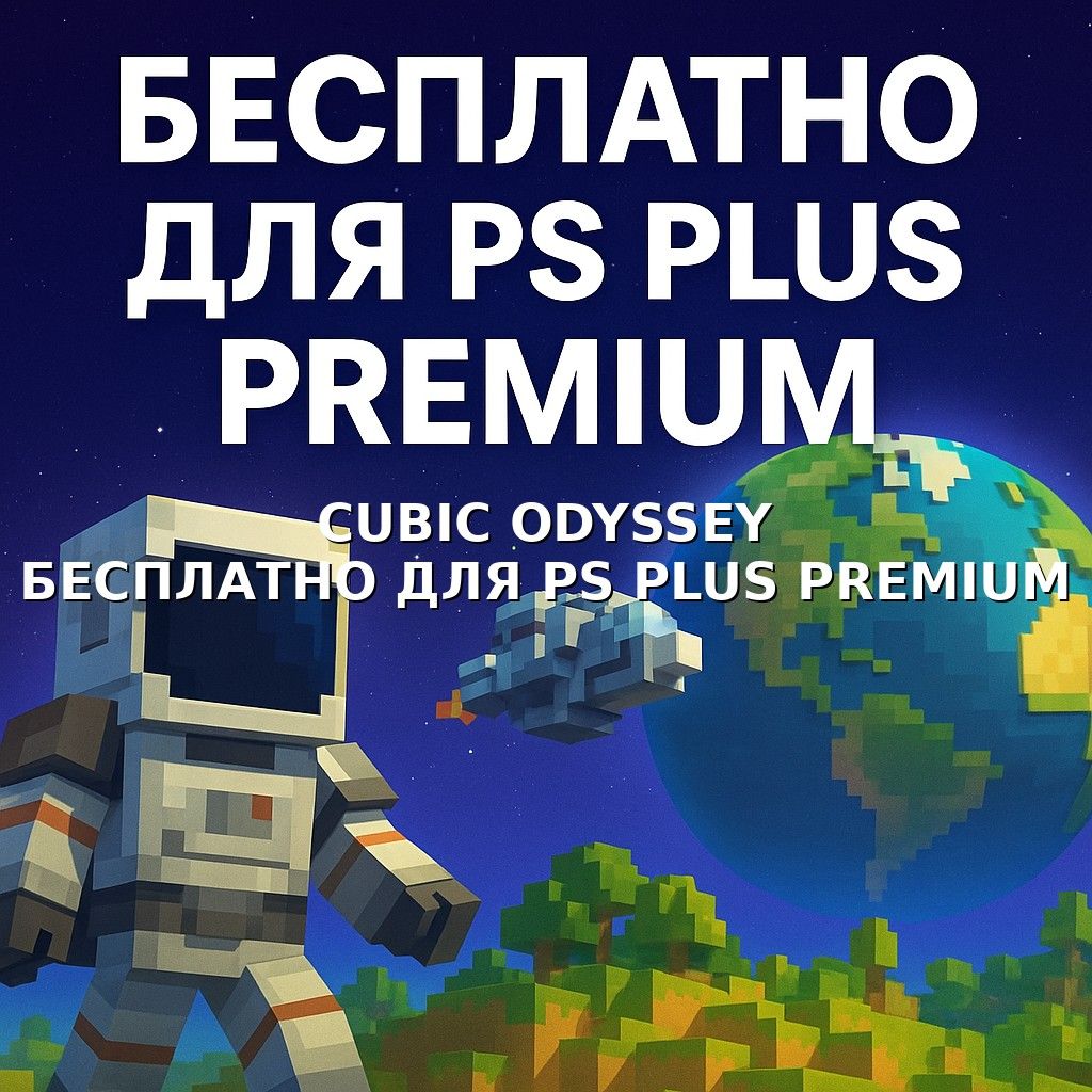 Cubic Odyssey — бесплатная игра для подписчиков PS Plus Premium, сочетающая Starfield и Minecraft