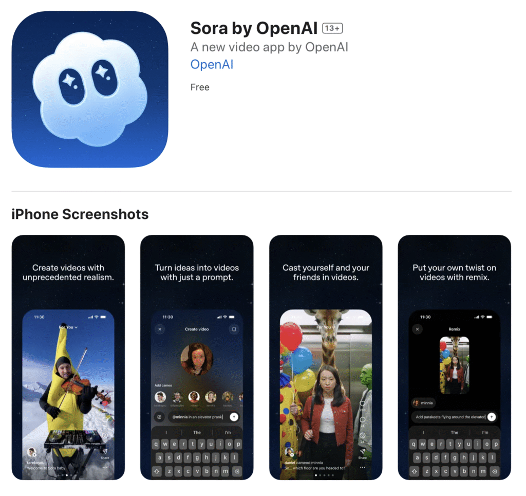 Sora 2 iOS