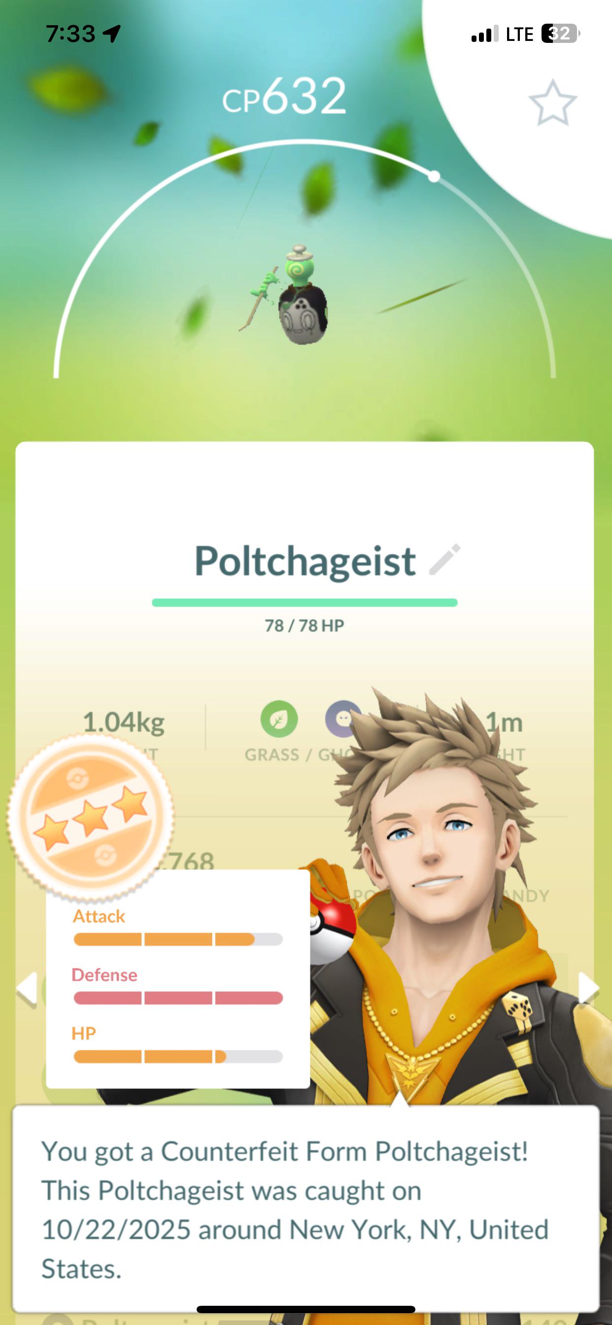 Pokemon GO Poltchageist