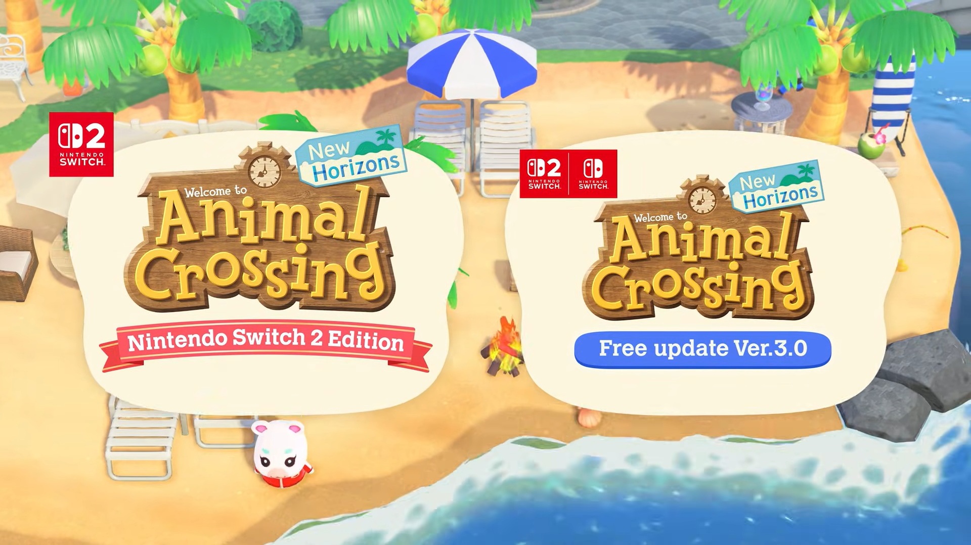 Animal Crossing: New Horizons выйдет на Switch 2 — релиз 15 января