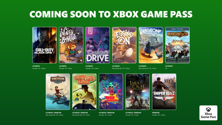 Xbox Game Pass November 2025