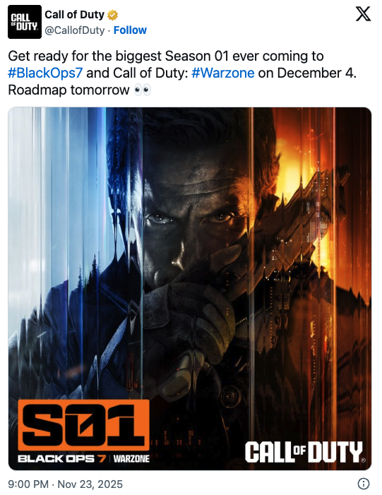 Сезон 1 Call of Duty: Black Ops 7