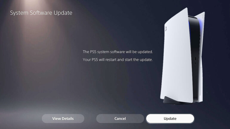 обновление PS5